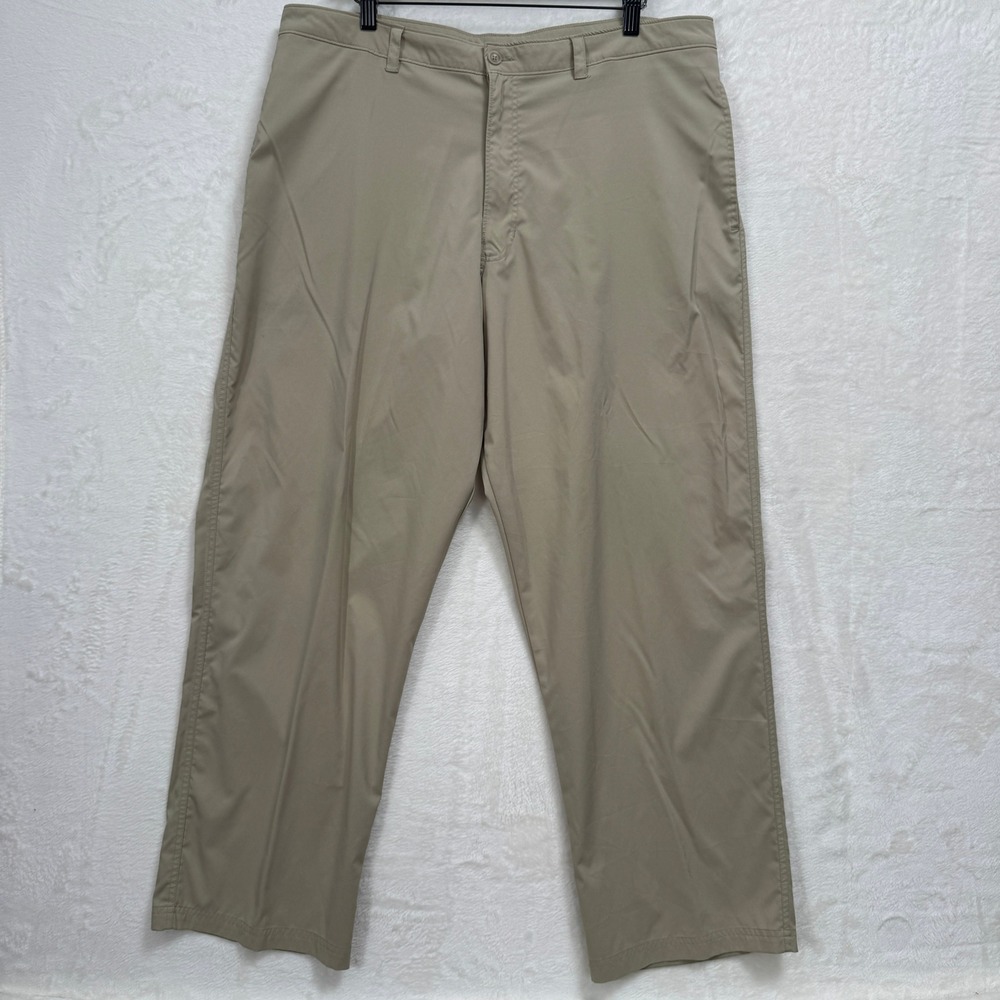 Champion C9 Pants Men's Athletic Performance Golf 38x30 Tan Straight Fit Active